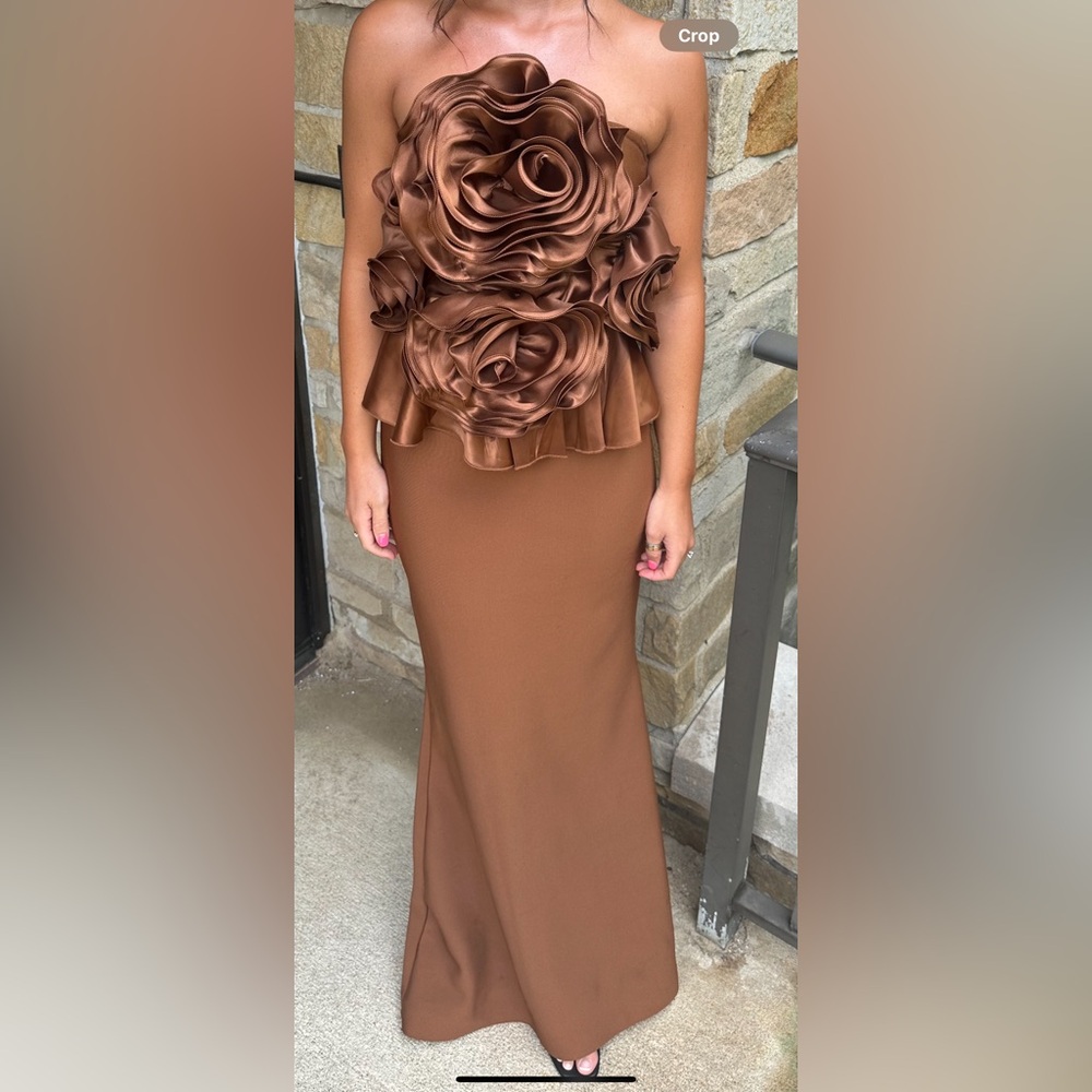 Evelyn Maxi Dress Dark Brown